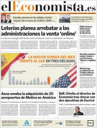 Portada de El Economista (Espagne)