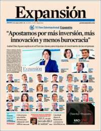 Portada de Expansión (Espagne)