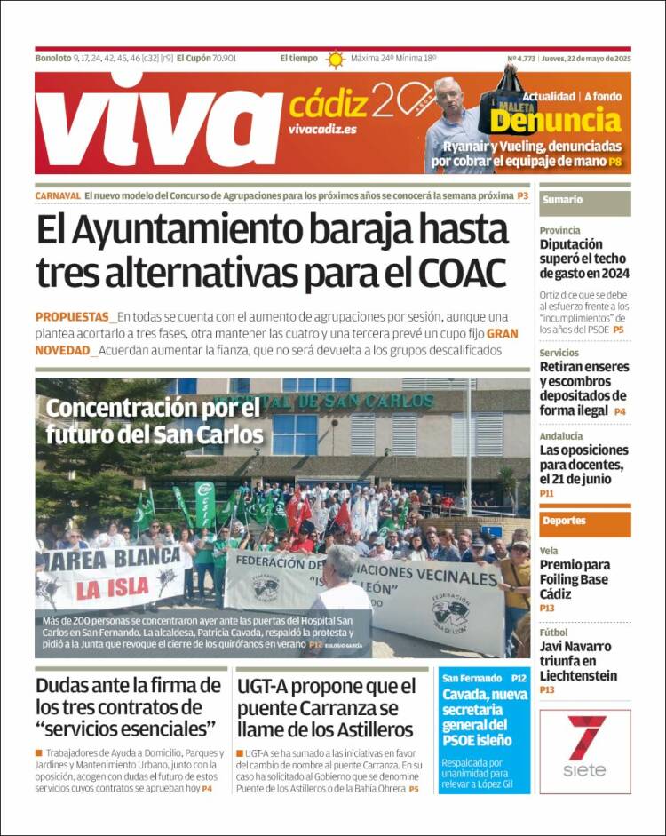 Portada de Información - Cadiz (España)