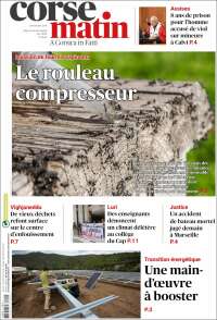 Portada de Corse-Matin (France)