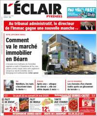 Portada de L'Eclair des Pyrénées (France)