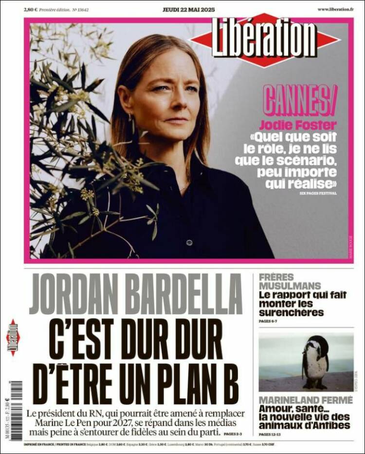 Portada de Libération (France)