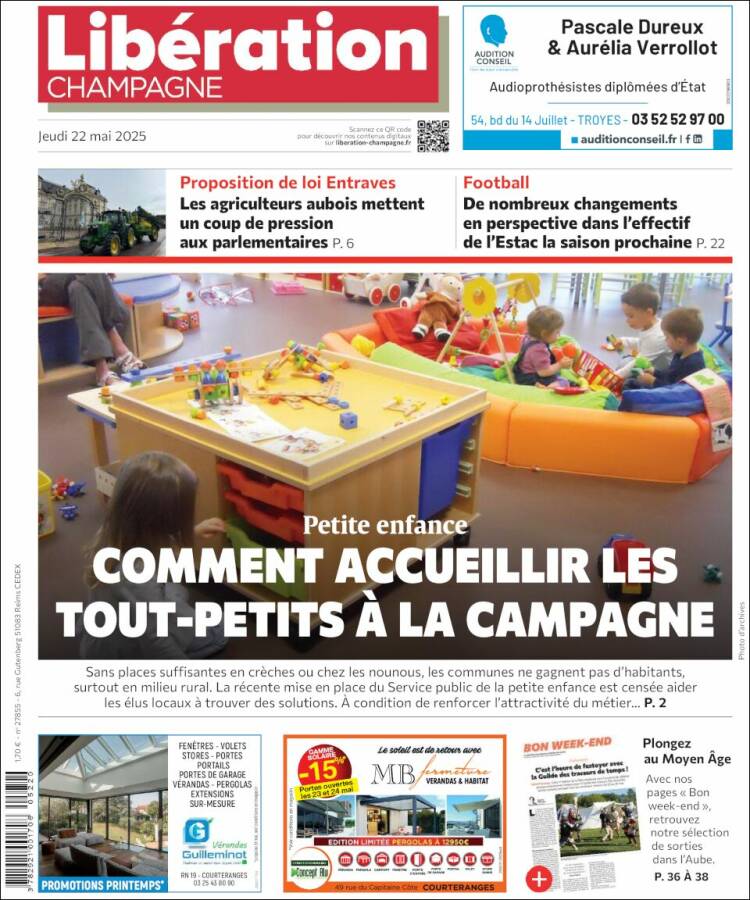 Portada de Libération Champagne (France)