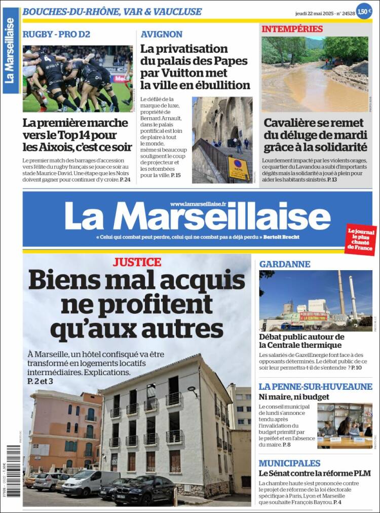 Portada de La Marseillaise (France)