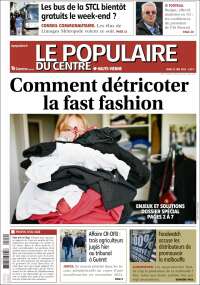 Portada de Le Populaire du Centre (France)