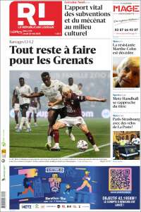Portada de Le Republicain Lorrain (France)