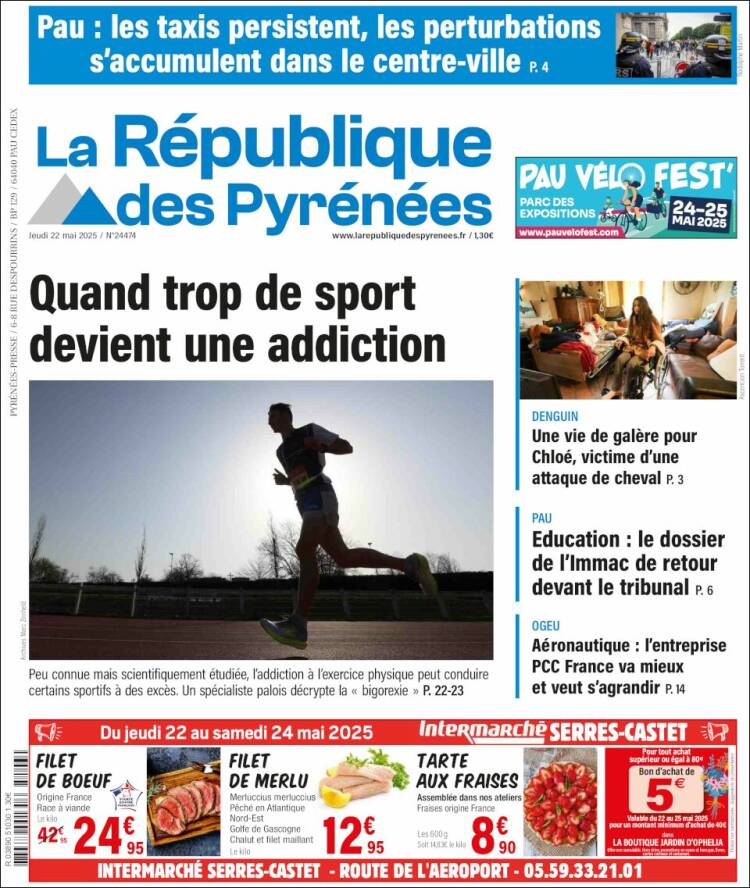 Portada de La République des Pyrénées (France)