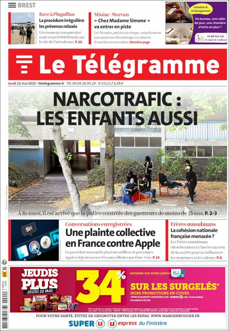 Portada de Télégramme (France)