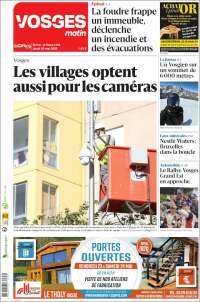 Portada de Vosges Matin (France)