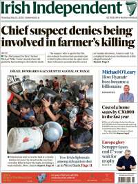 Portada de Irish Independent (Irlande)