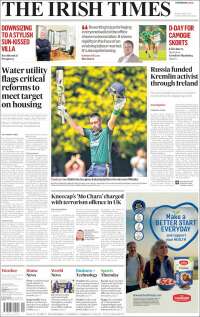 Portada de Irish Times (Irlande)