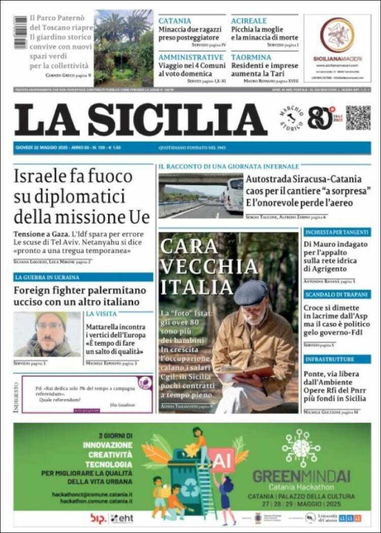 Portada de La Sicilia (Italie)
