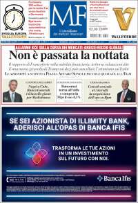 Portada de Milano Finanza (Italie)