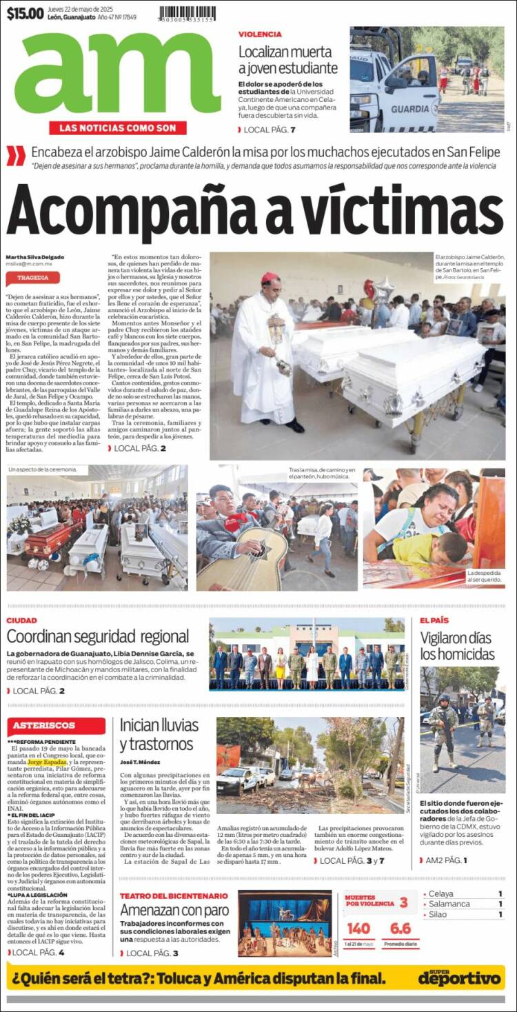 Portada de Al Día A.M. (México)
