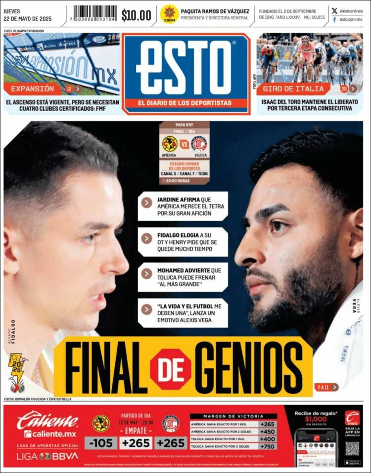 Portada de Esto (México)