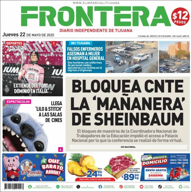 Portada de Frontera (Mexico)