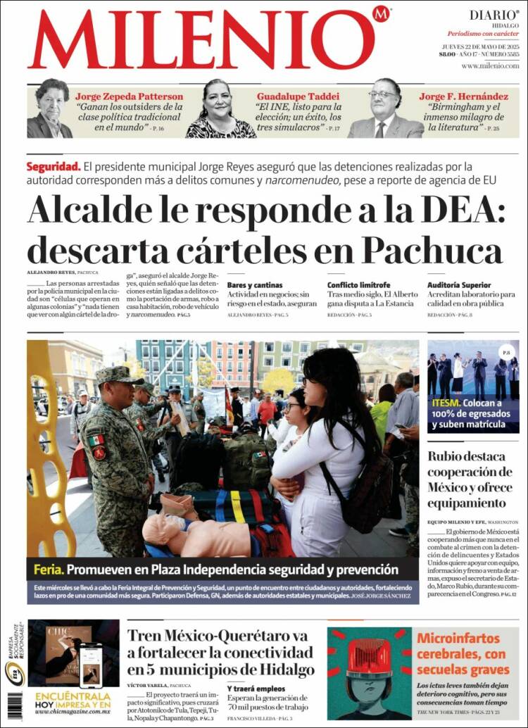 Portada de Milenio de Hidalgo (México)
