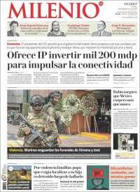 Portada de Milenio de Puebla (México)