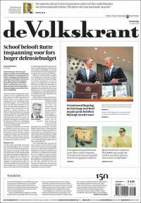 Portada de De Volkskrant (Pays-Bas)
