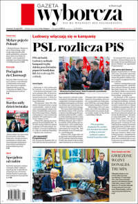 Portada de Gazeta Wyborcza (Pologne)