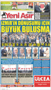 Portada de Yeni Asır (Turquie)