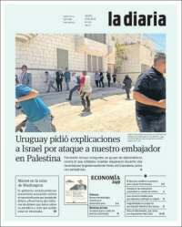 Portada de La Diaria (Uruguay)