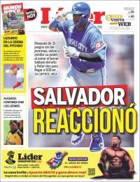 Portada de Lider en deportes (Venezuela)