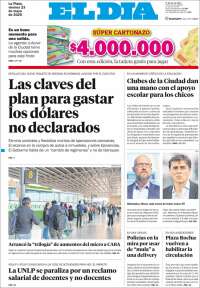 Portada de El Día de la Plata (Argentina)