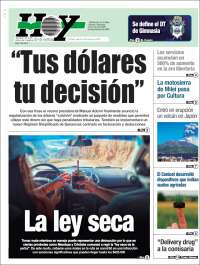 Portada de Diario Hoy (Argentina)