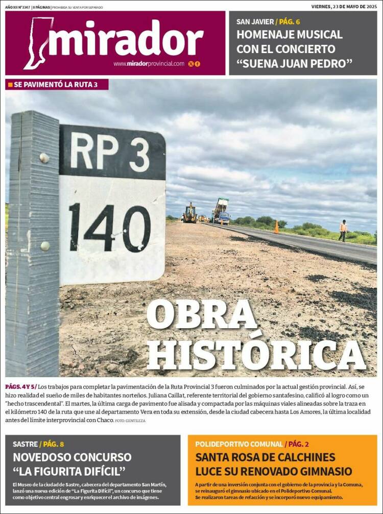 Portada de Mirador Provincial (Argentina)