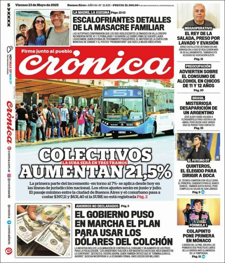 Portada de La Voz del Chaco (Argentina)
