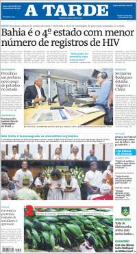 Portada de Diário A Tarde (Brésil)