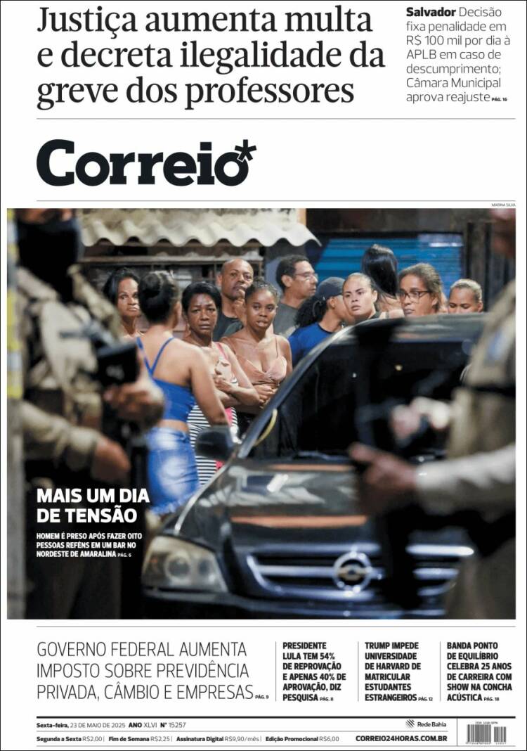 Portada de Correio* (Brésil)