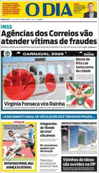 Portada de O Dia (Brésil)