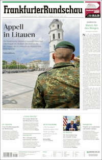 Portada de Frankfurter Rundschau (Allemagne)
