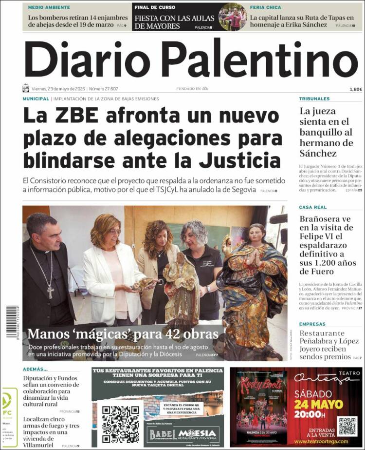 Portada de Diario Palentino (España)