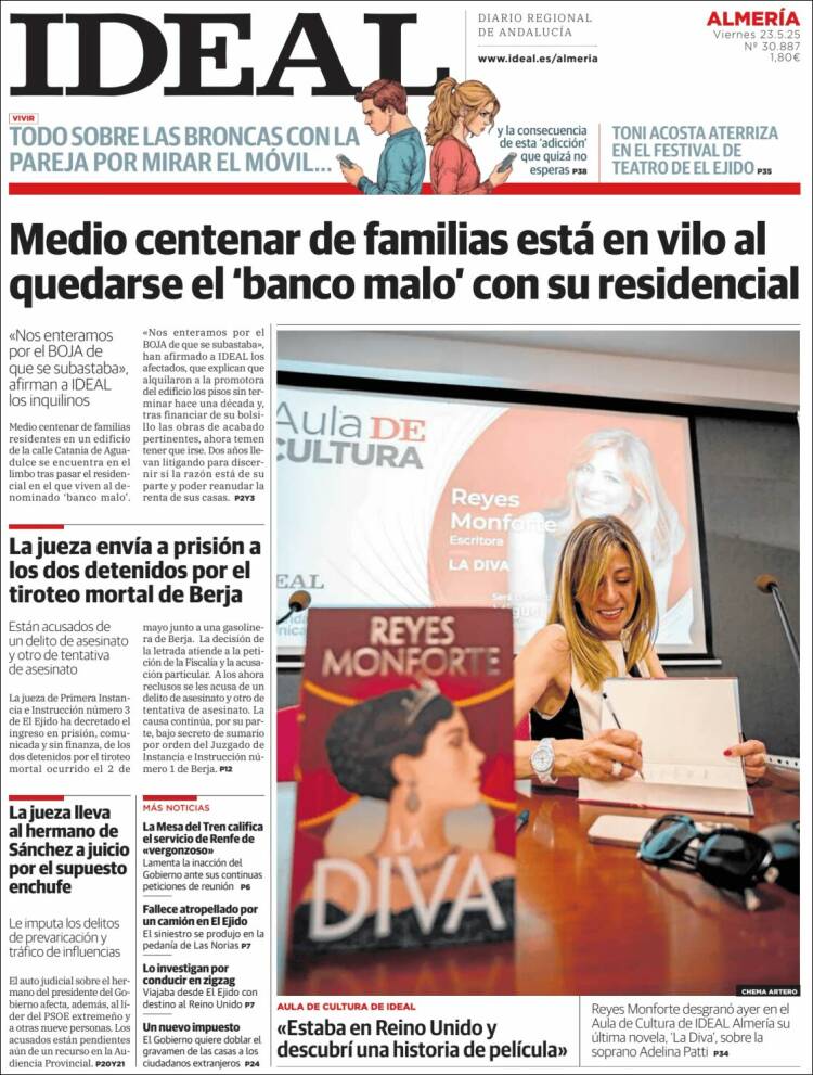 Portada de Ideal Almeria (España)