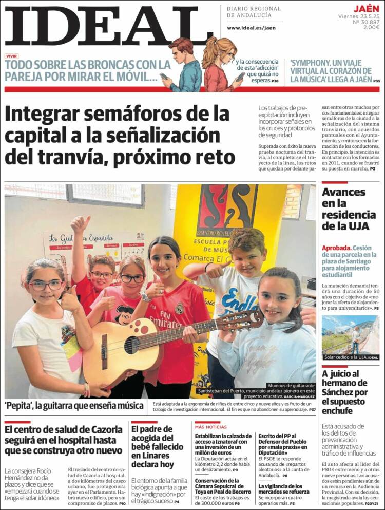 Portada de El Ideal de Jaén (España)