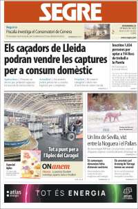 Portada de Segre (España)