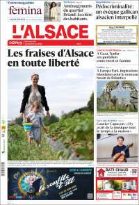 Portada de Journal L'Alsace (France)