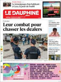 Portada de Le Dauphiné Libéré (France)