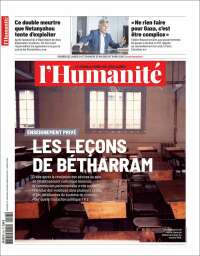 Portada de l'Humanite (France)