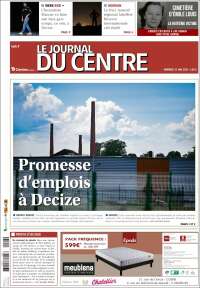 Portada de Le Journal du Centre (France)