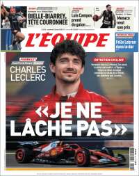 Portada de L'Equipe (France)