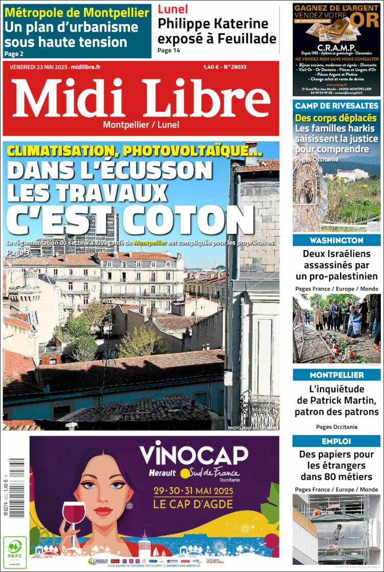 Portada de Midi Libre (France)