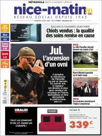 Portada de Nice-Matin (France)