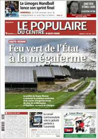 Portada de Le Populaire du Centre (France)