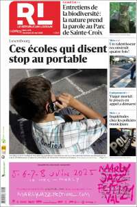 Portada de Le Republicain Lorrain (France)