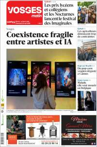 Portada de Vosges Matin (France)
