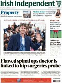Portada de Irish Independent (Irlande)